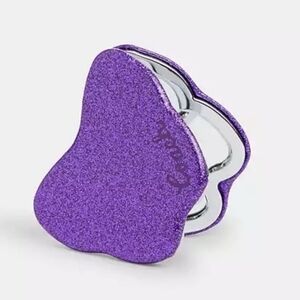 COACH Glitter Butterfly Compact Mirror, Purple NEW
